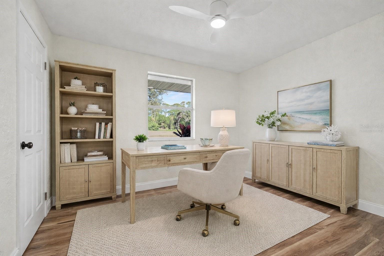 Virtually Staged 3rd Bedroom