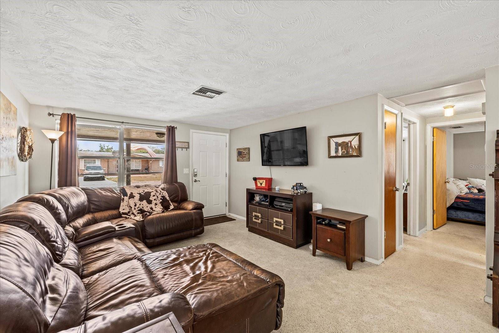 Living room and hallway view