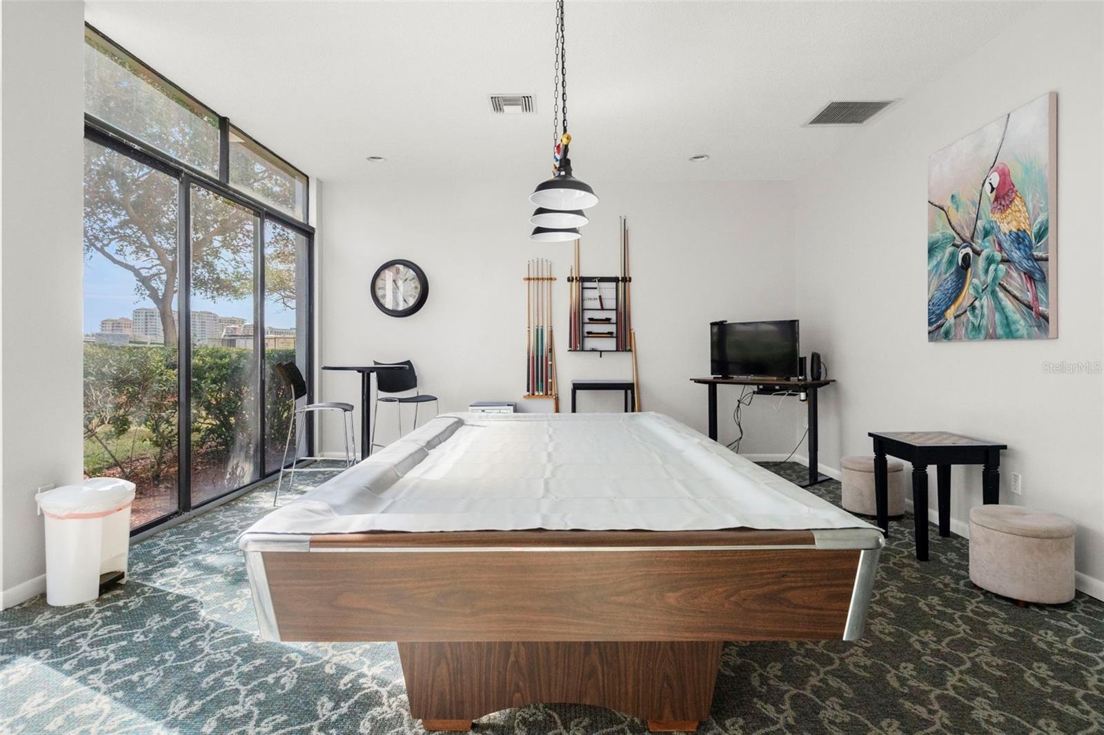 Amenity:  Community pool room