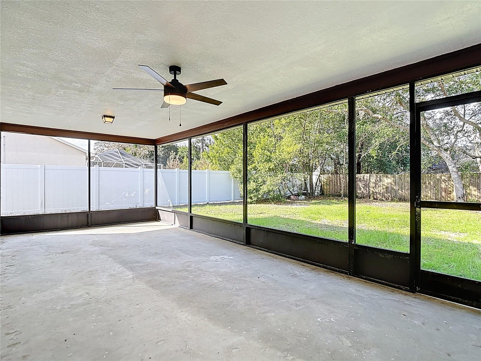 Screened porch