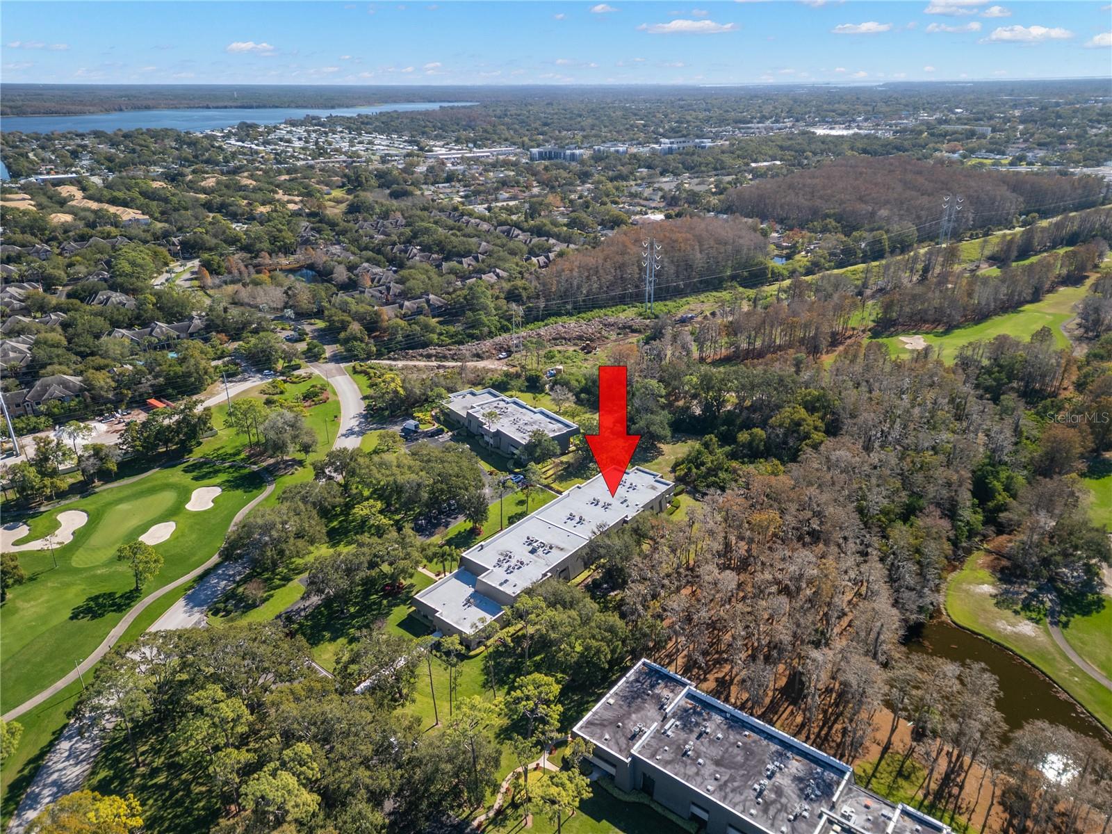 Location of property to Lake Tarpon