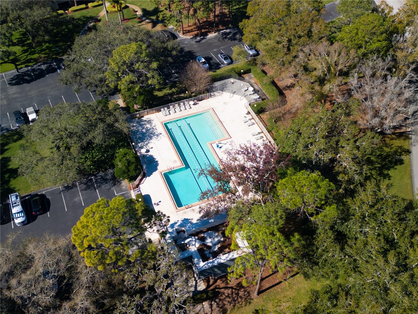 One of the pool areas
