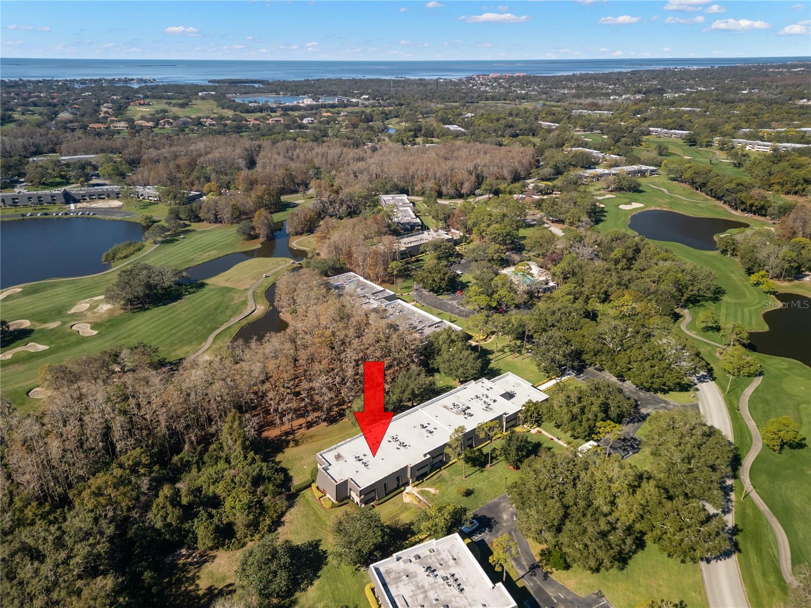 Location of property to the Island Golf Course on left side