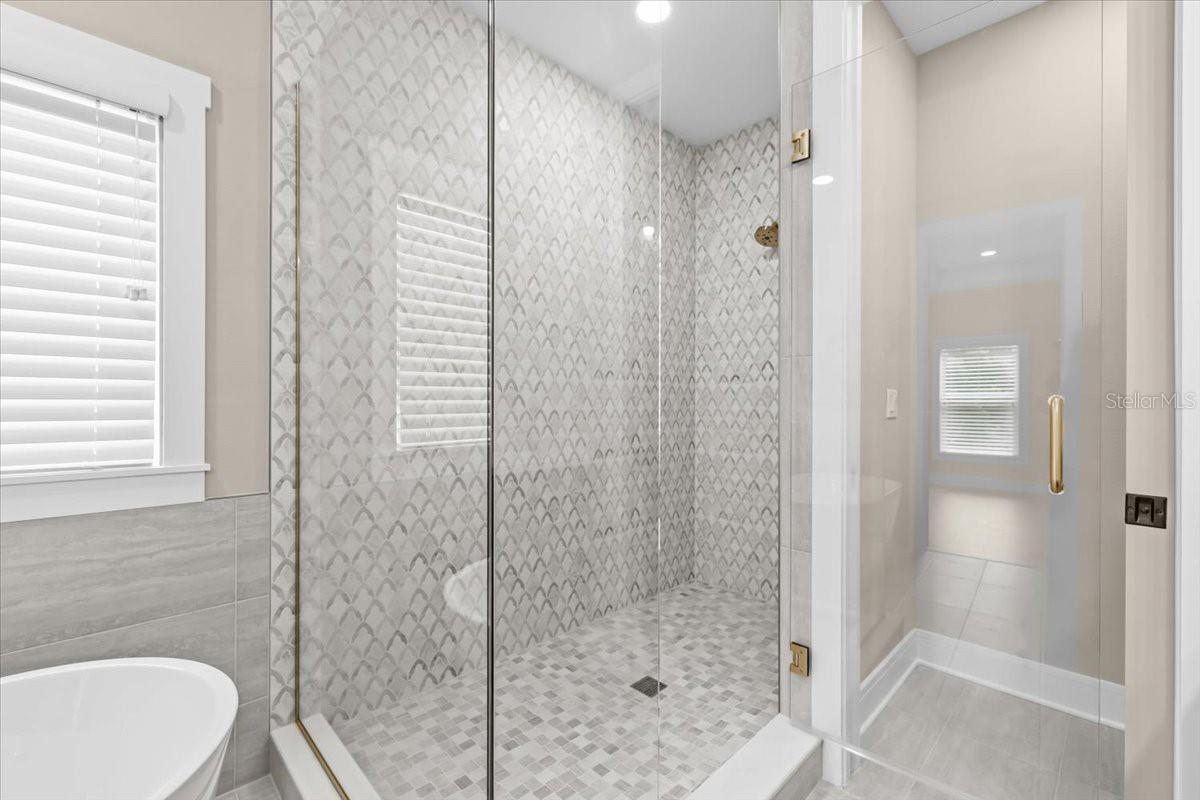 Large Enclosed Glass Shower