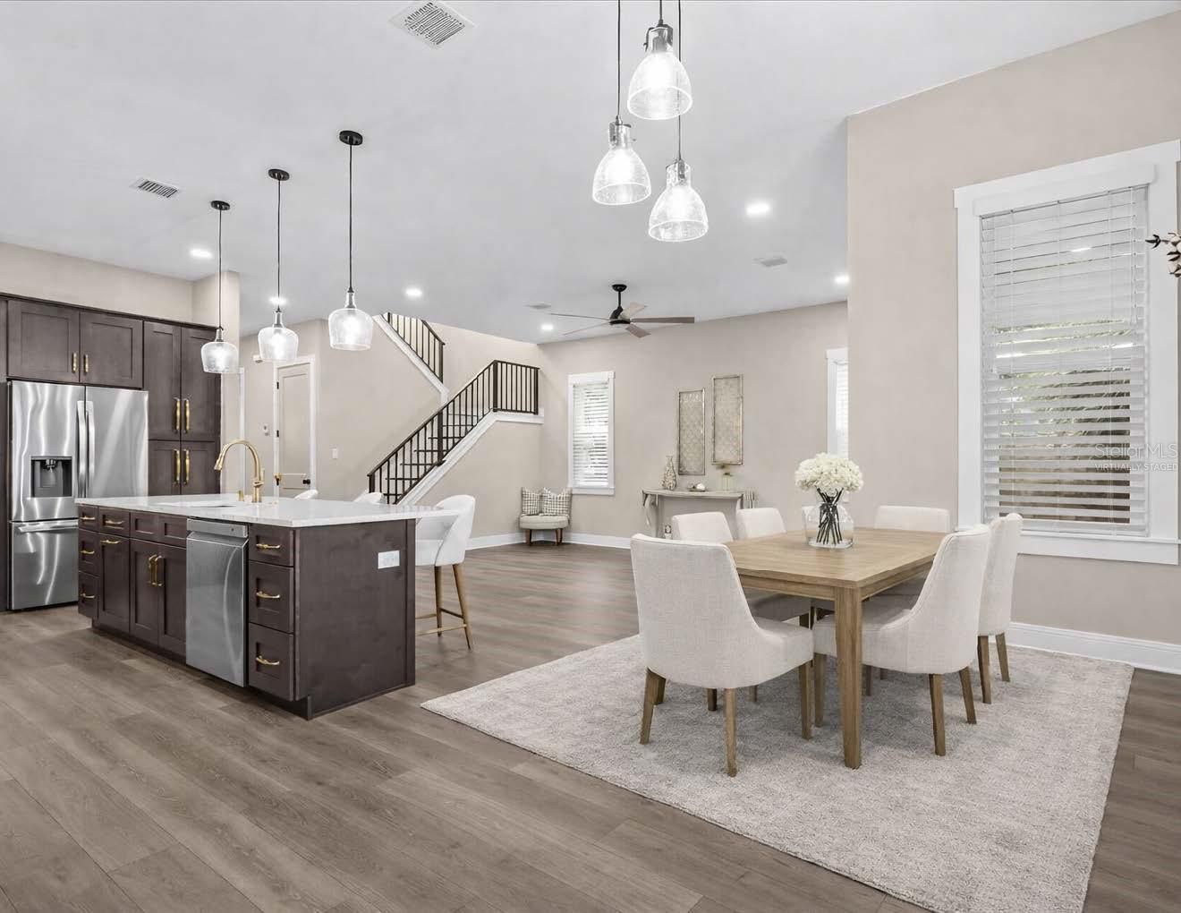 Dining SpaceVirtually Staged Photo