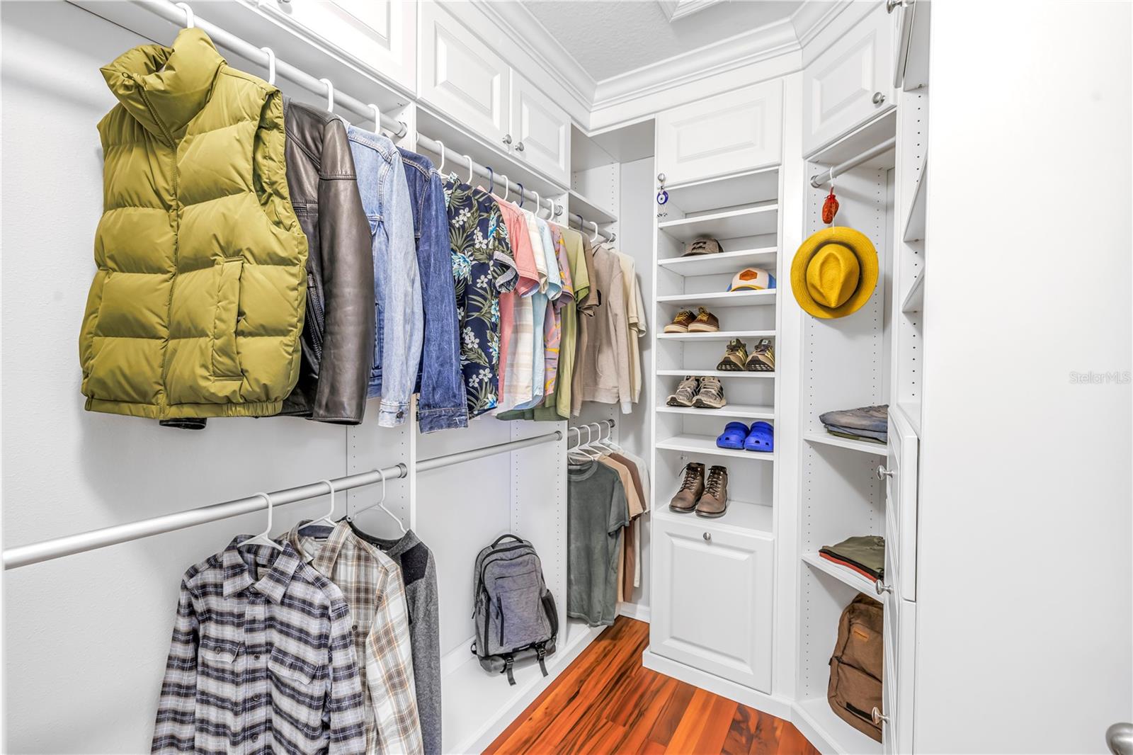 Closet #1 in main bedroom