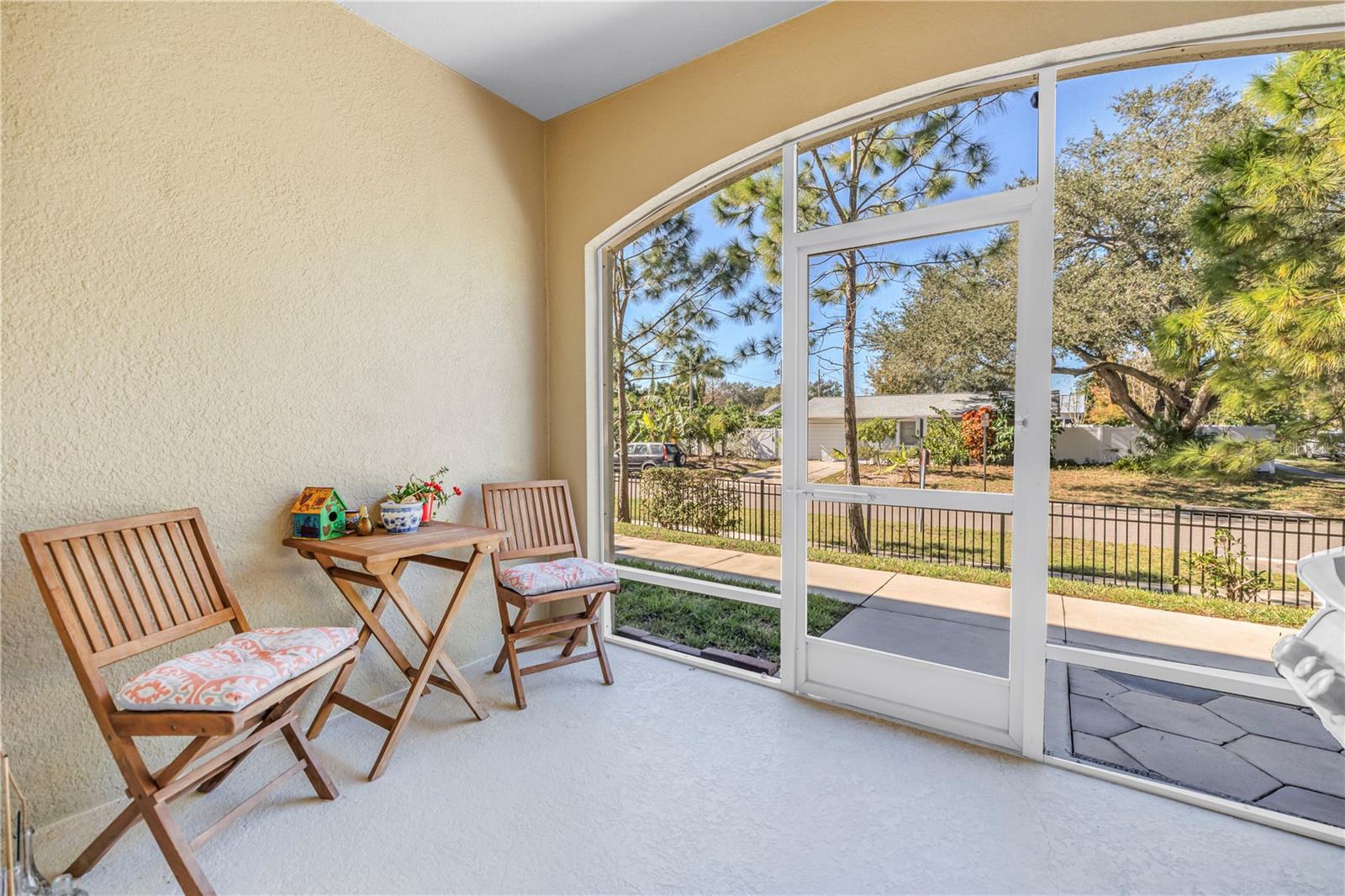 Screen enclosed patio