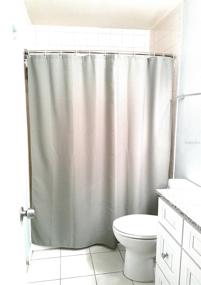 Another view of guest bath.