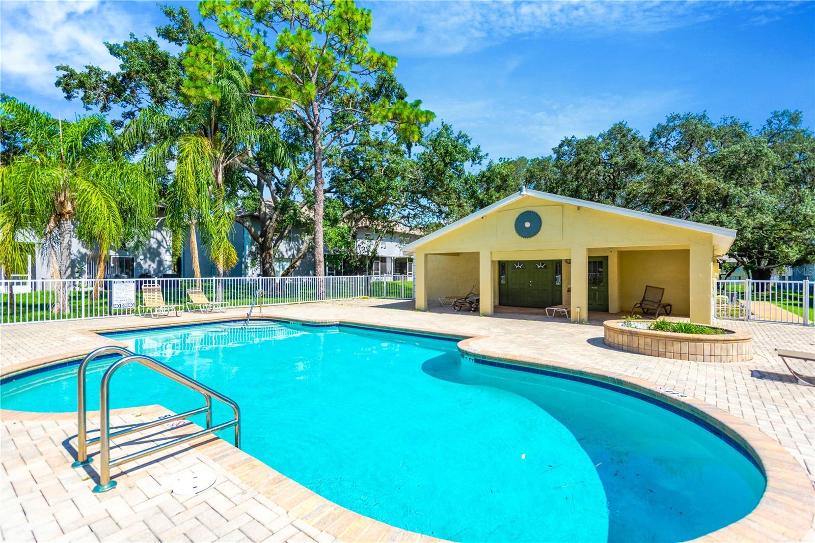 Another view of pool / deck / and cabana for your enjoyment.