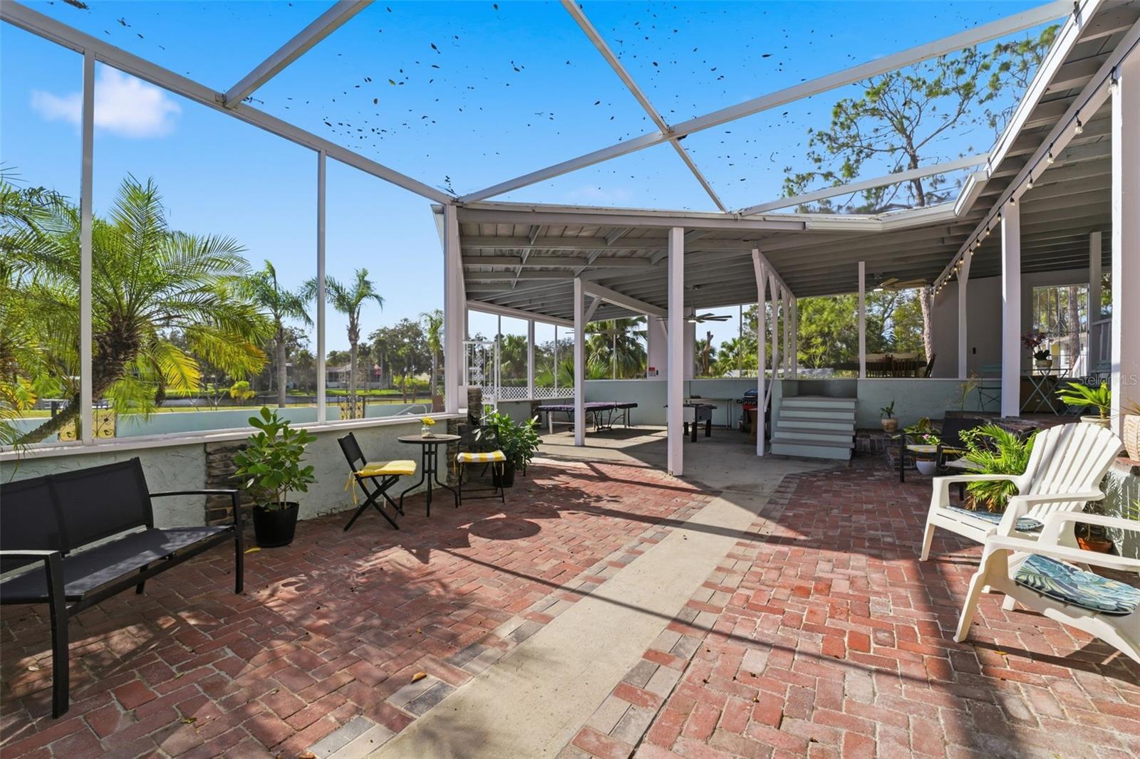 Entertaining Space 2000+/- Sq ft covered veranda