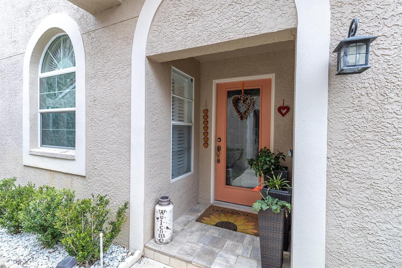 WELCOME HOME FRONT STEPS FEATURE NEW PAVERS