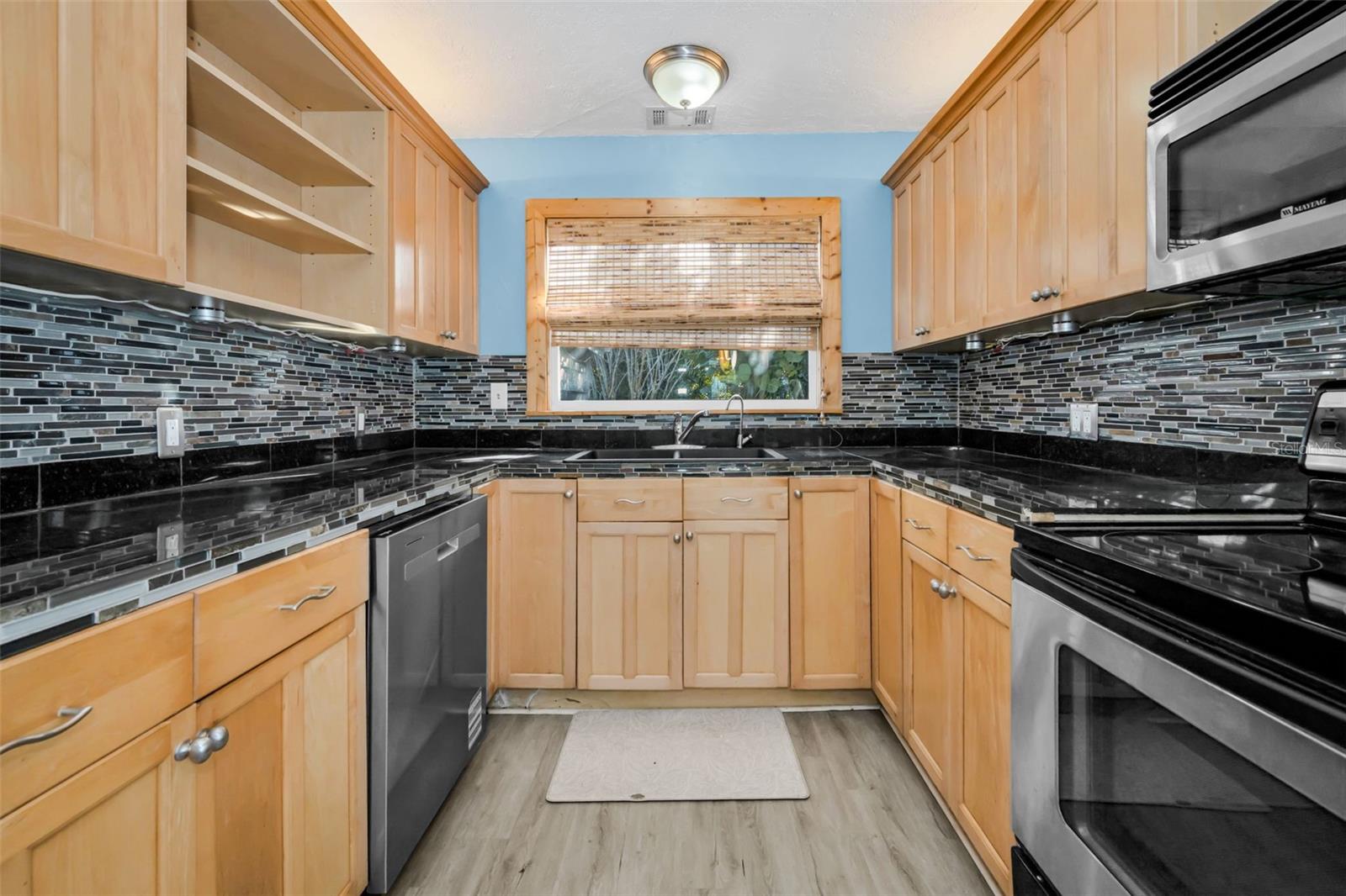 Lazy Susan and Newer cabinets.