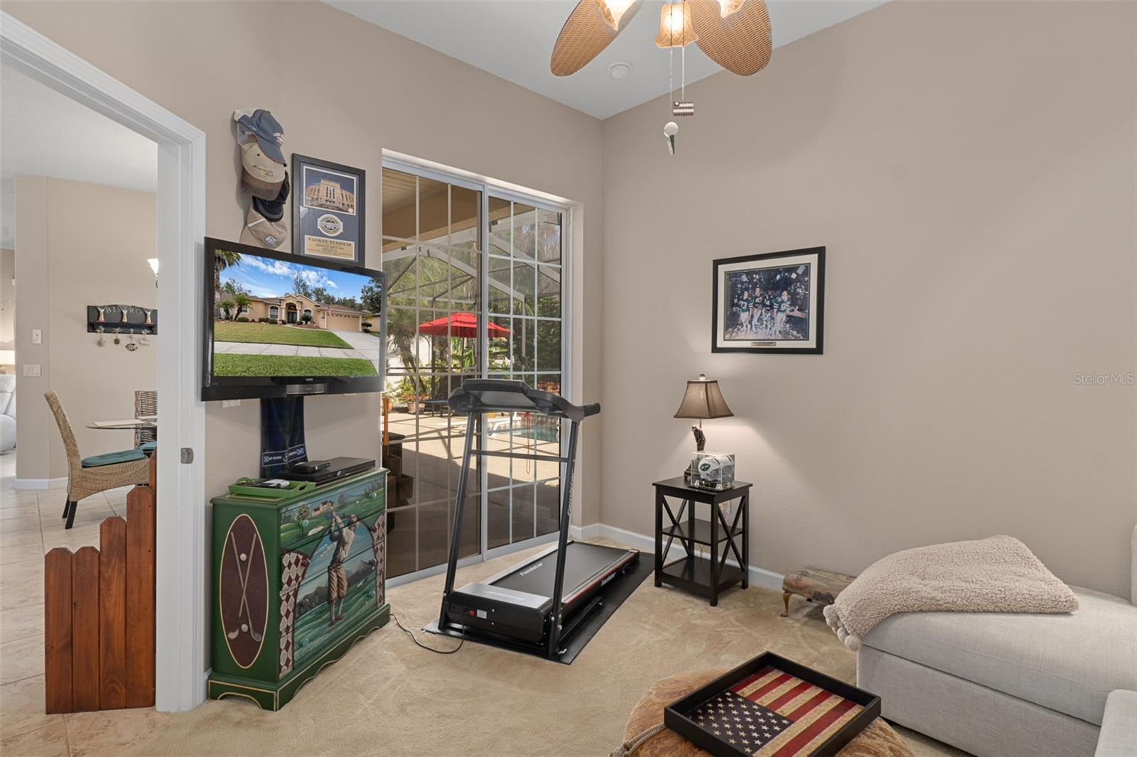 2ND BEDROOM WITH SLIDERS TO THE LANAI