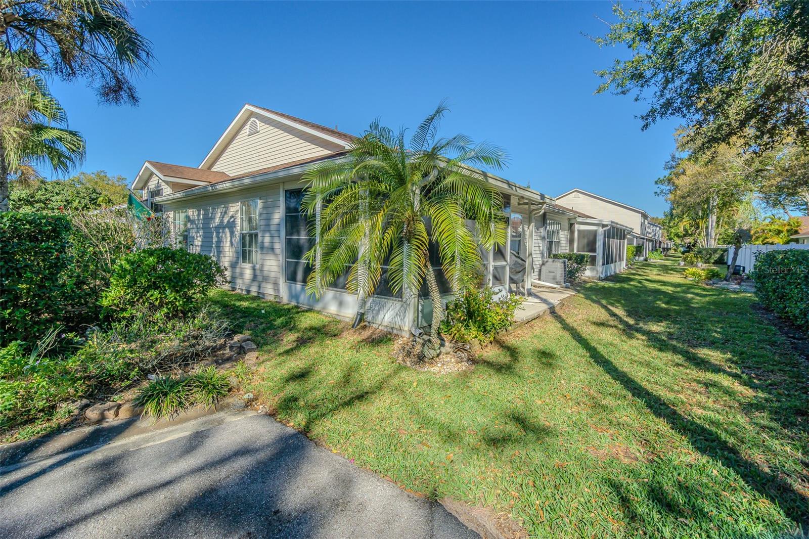 Rear porch view from side.