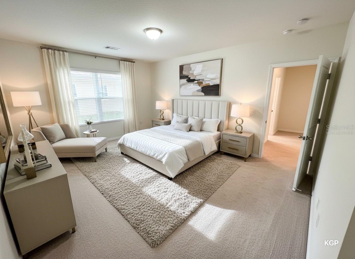 Virtually Staged- Primary Bedroom Suite