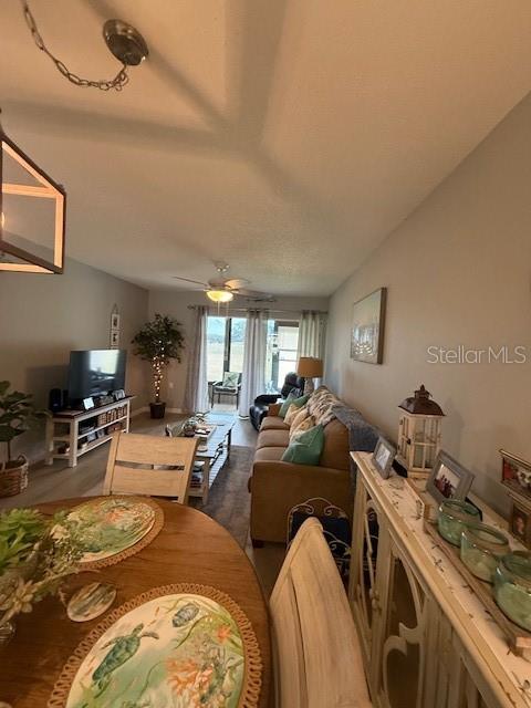 VIEW OF THE MEADOW AND POND FROM LIVING AREA AND KITCHEN