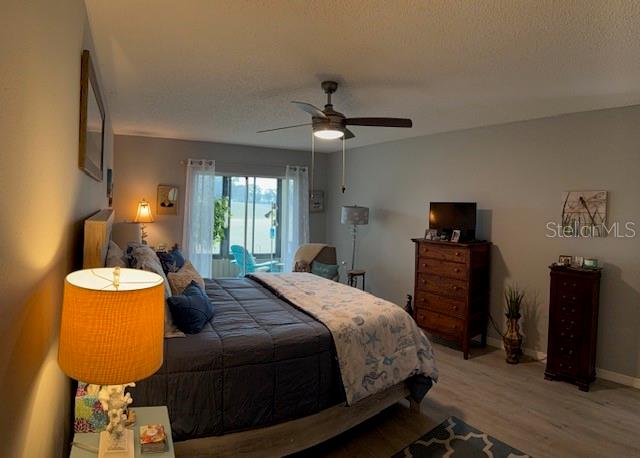 LARGE WALK IN CLOSET WITH SHELVING.    UPDATED CEILING FAN