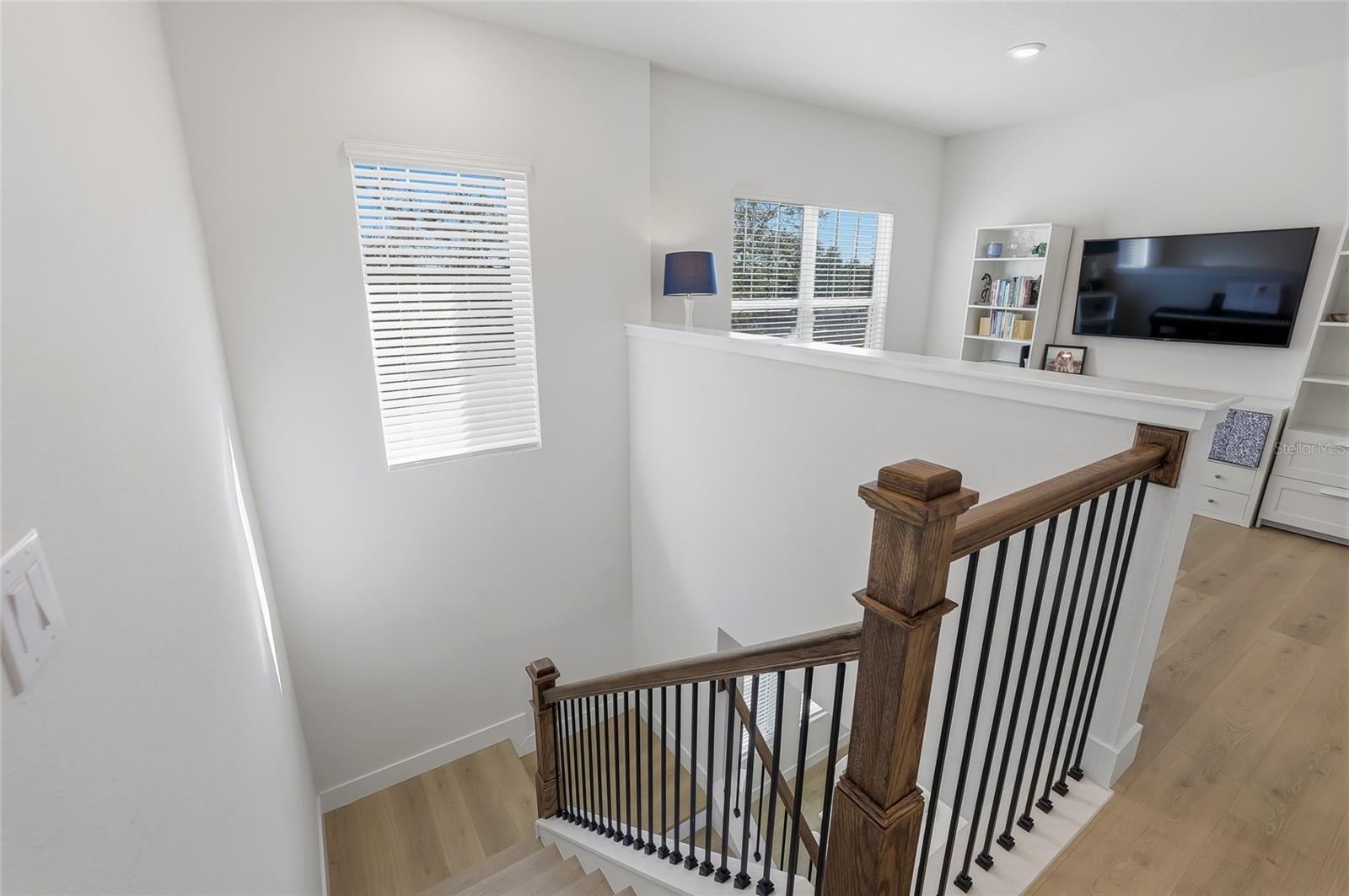 Truly a bonus...the "bonus loft" upstairs for extra TV space, games, or study space.