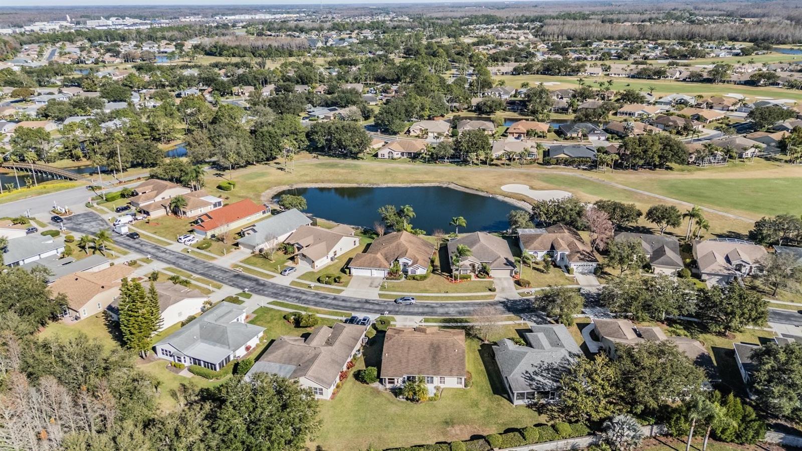A wonderful neighborhood setting with sidewalks for an evening stroll