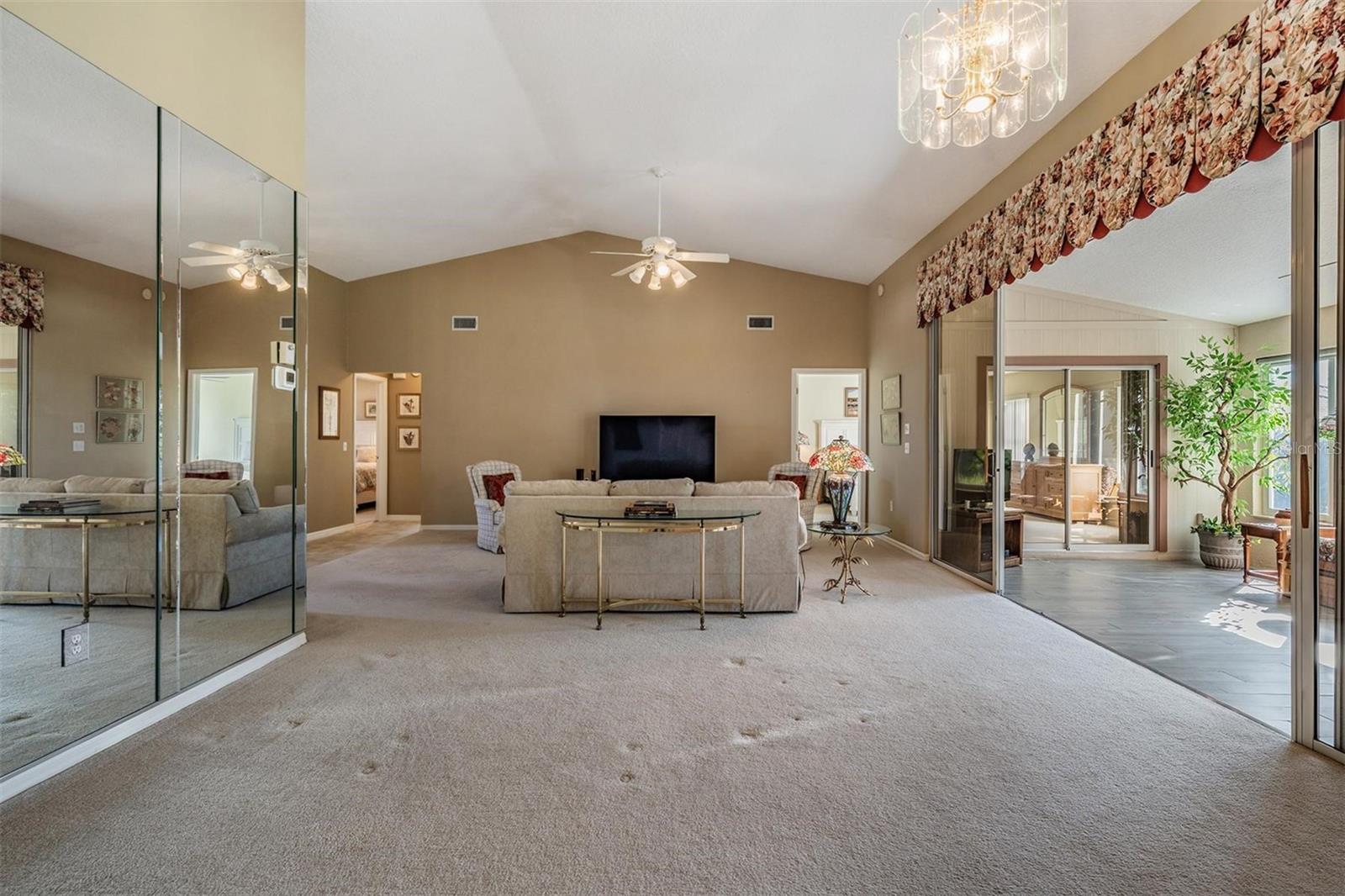 Dining area views Florida room