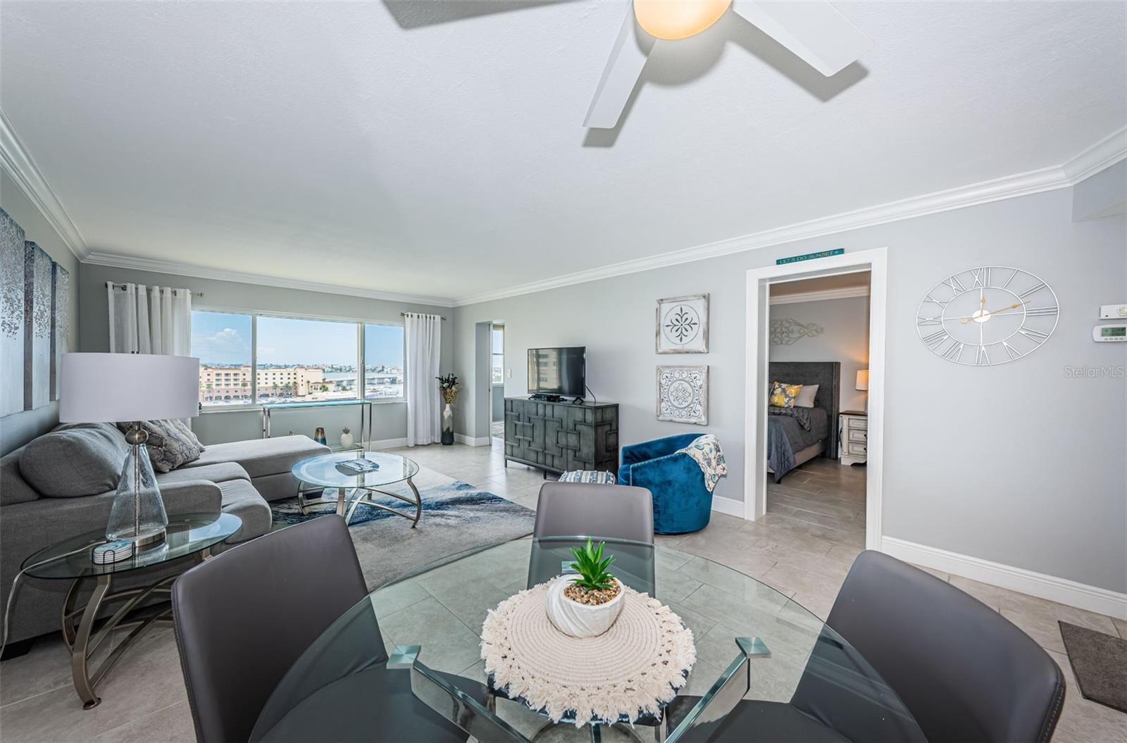 Dining and living room combo