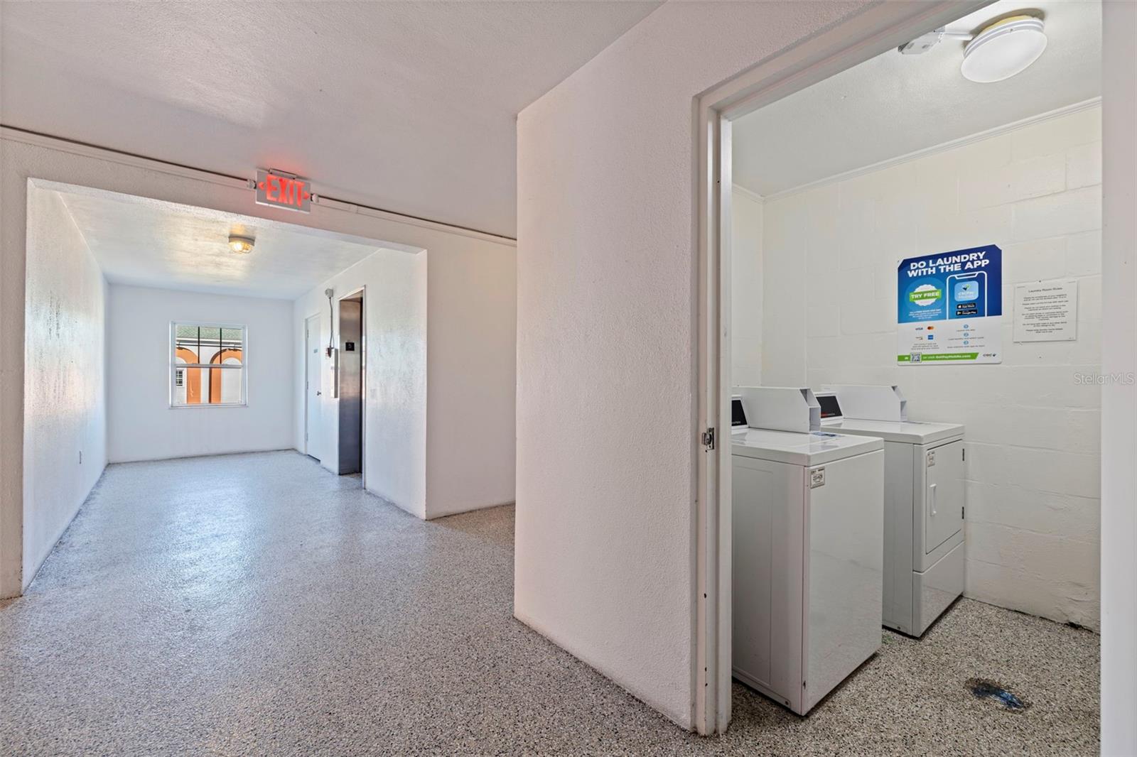 Laundry on same floor + Bike storage closet