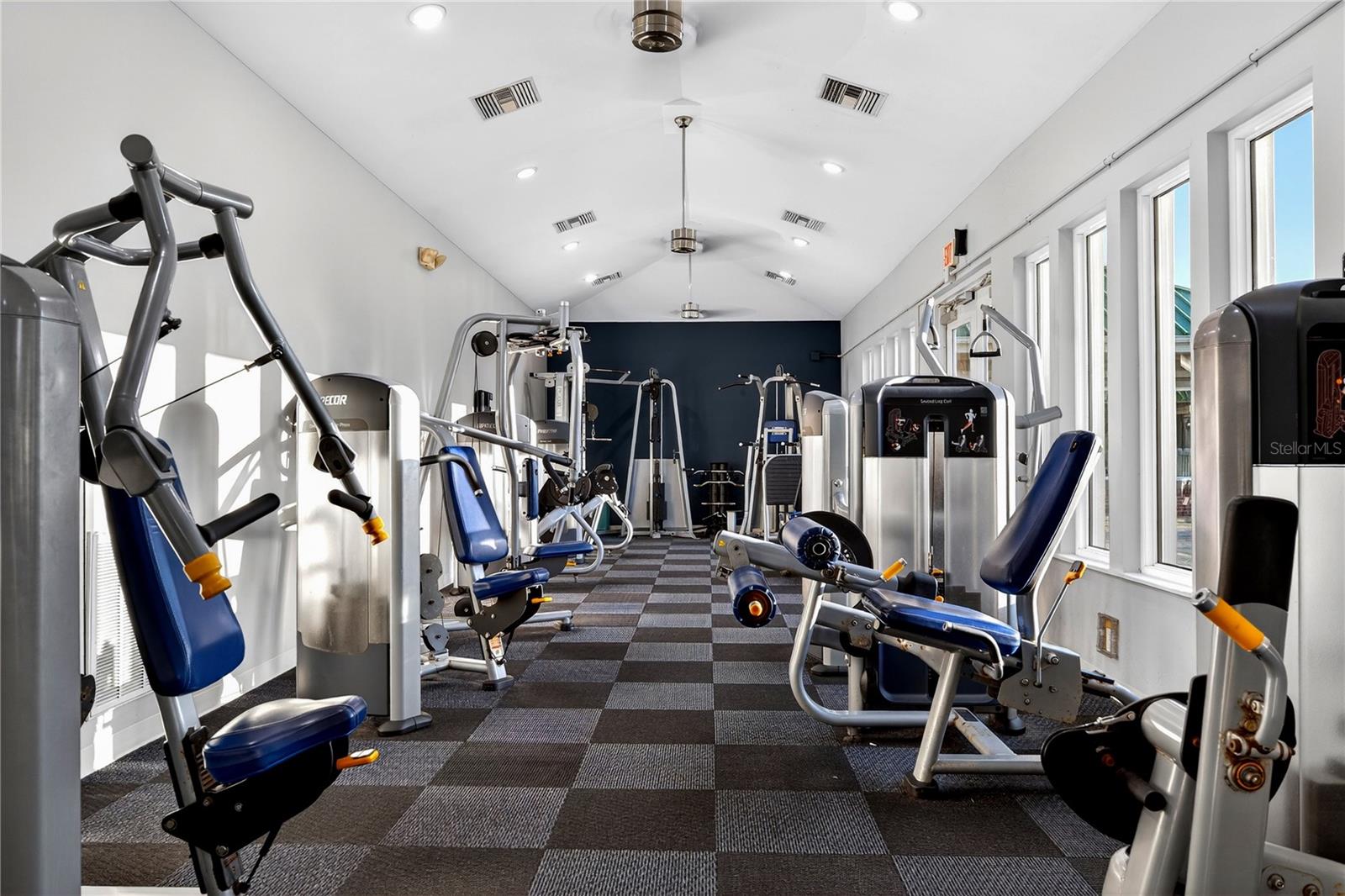 Pool with waterslider