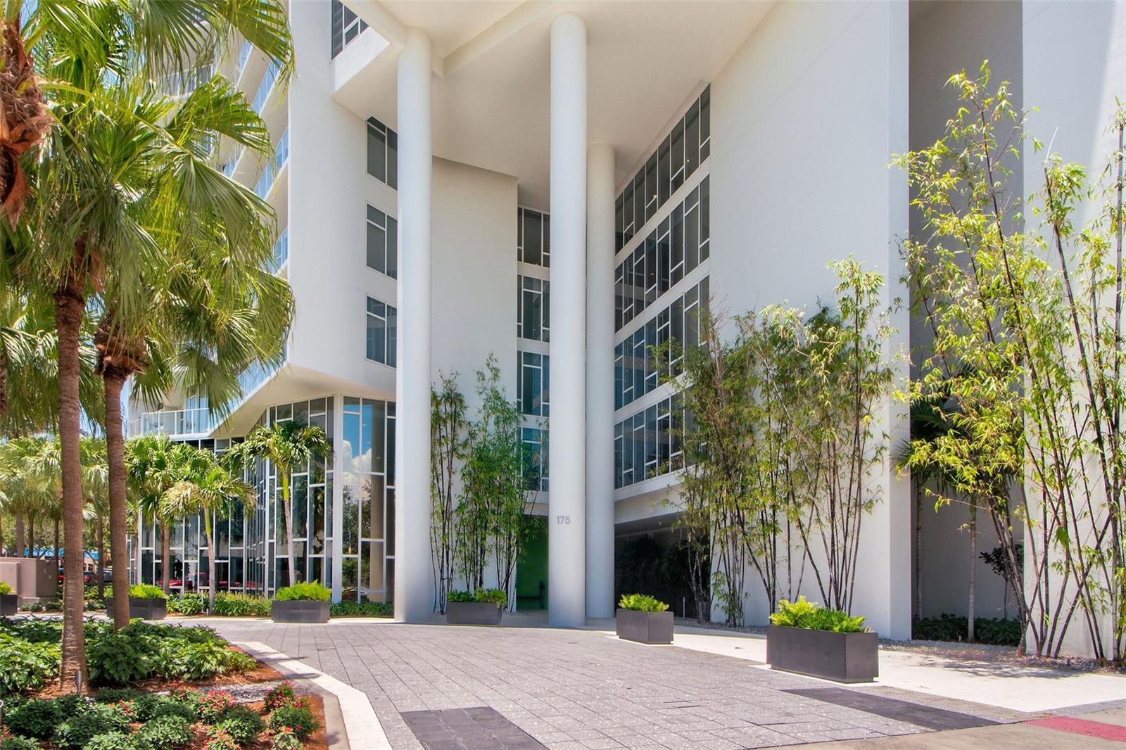 Front Entrance of The Signature Building & Lobby