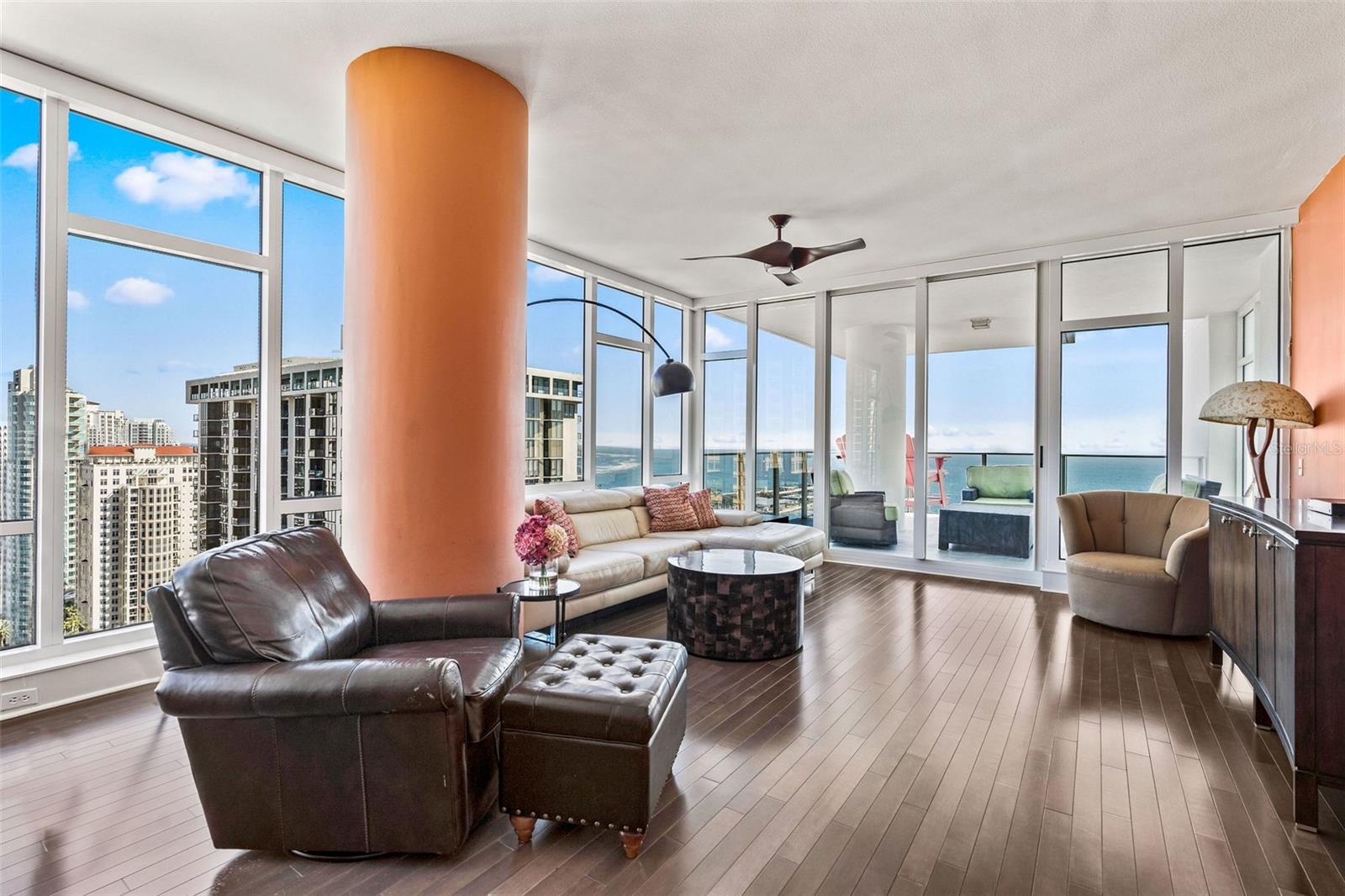 Open Living, Dining Entertainment Area