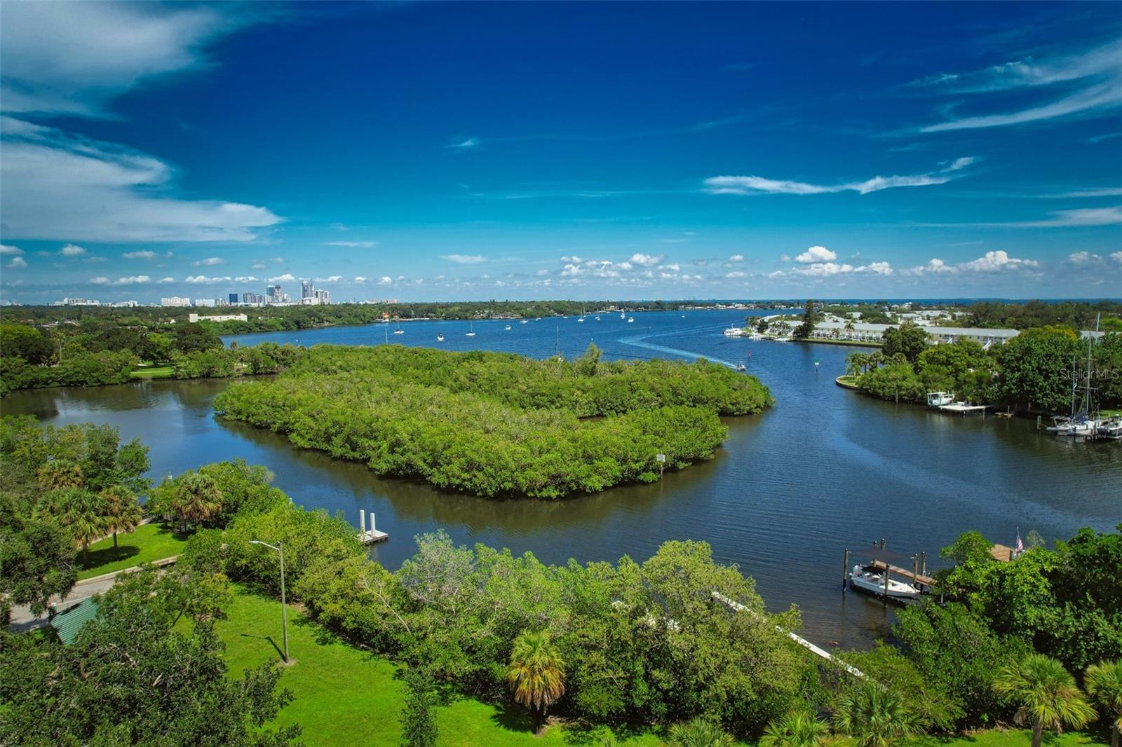 From Grandview Park across Big Bayou