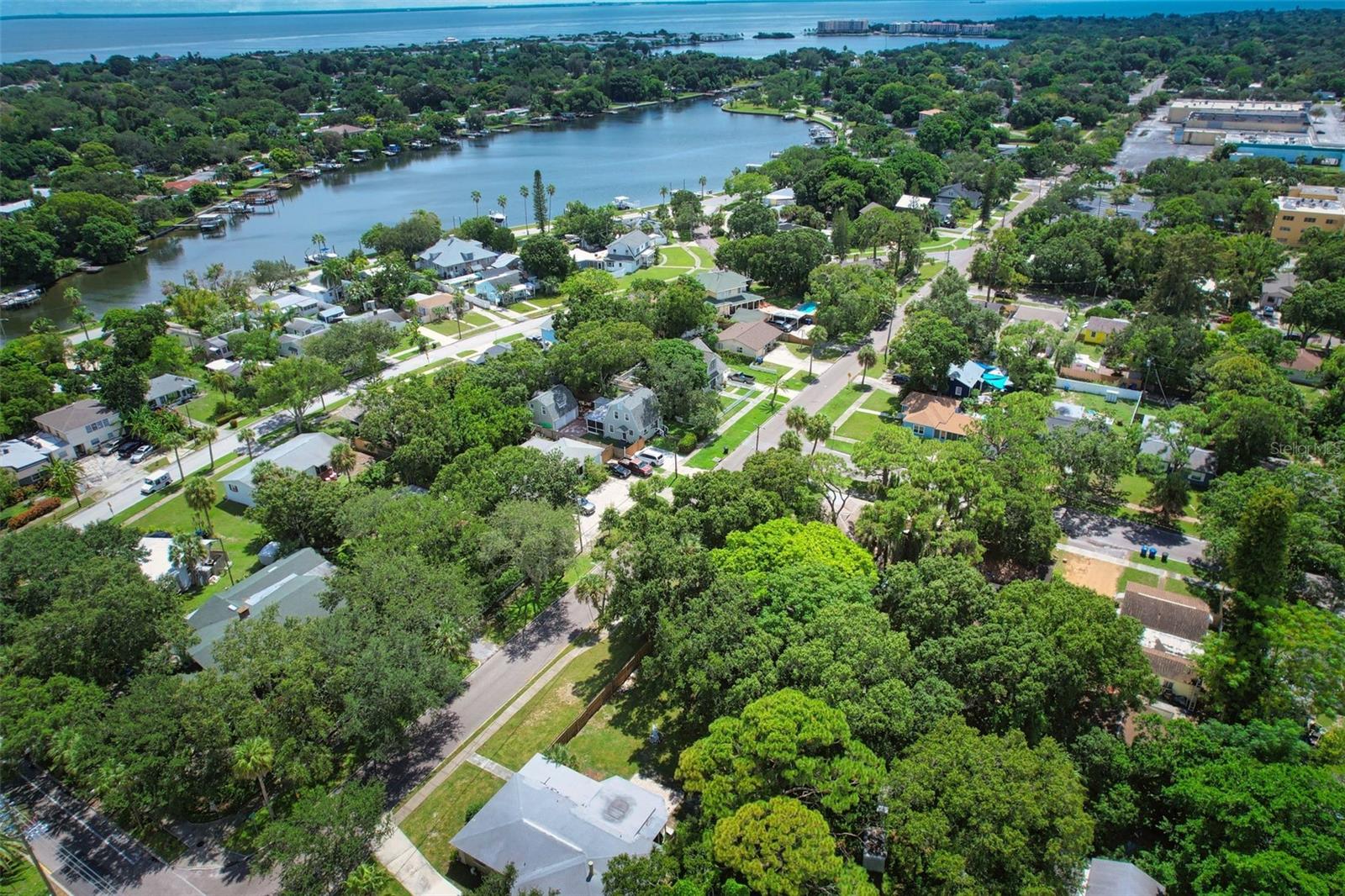 Southeast from above the Subject toward Tampa Bay
