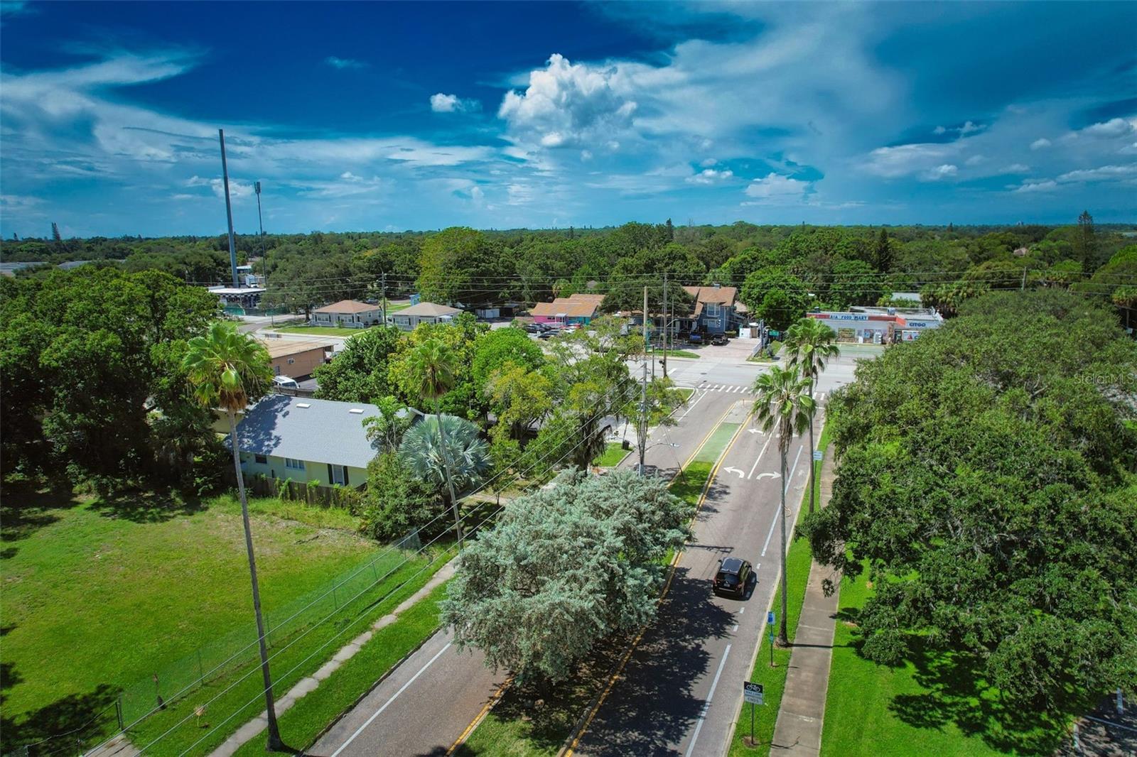 West toward 6th Street
