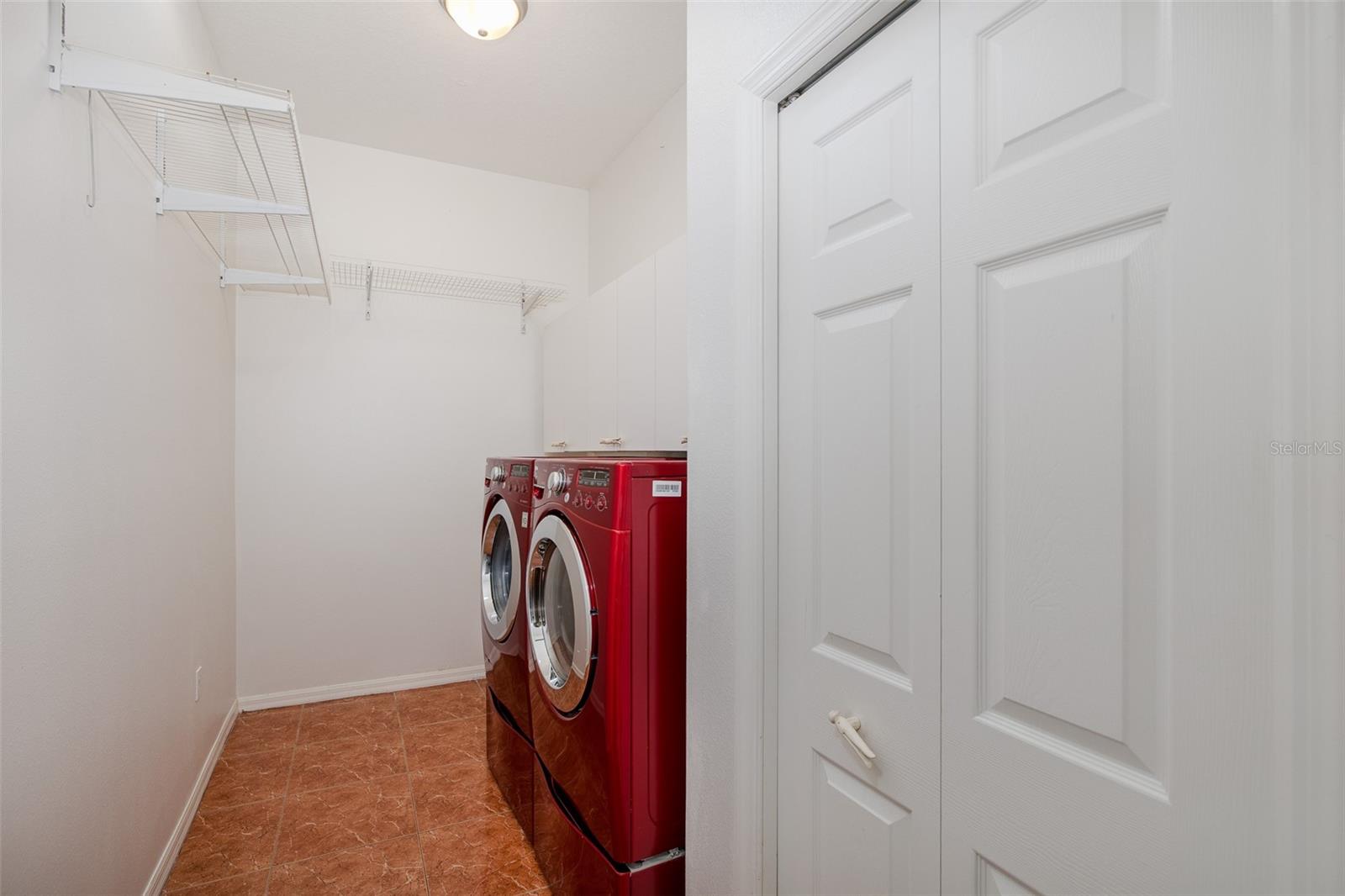 In the house laundry space