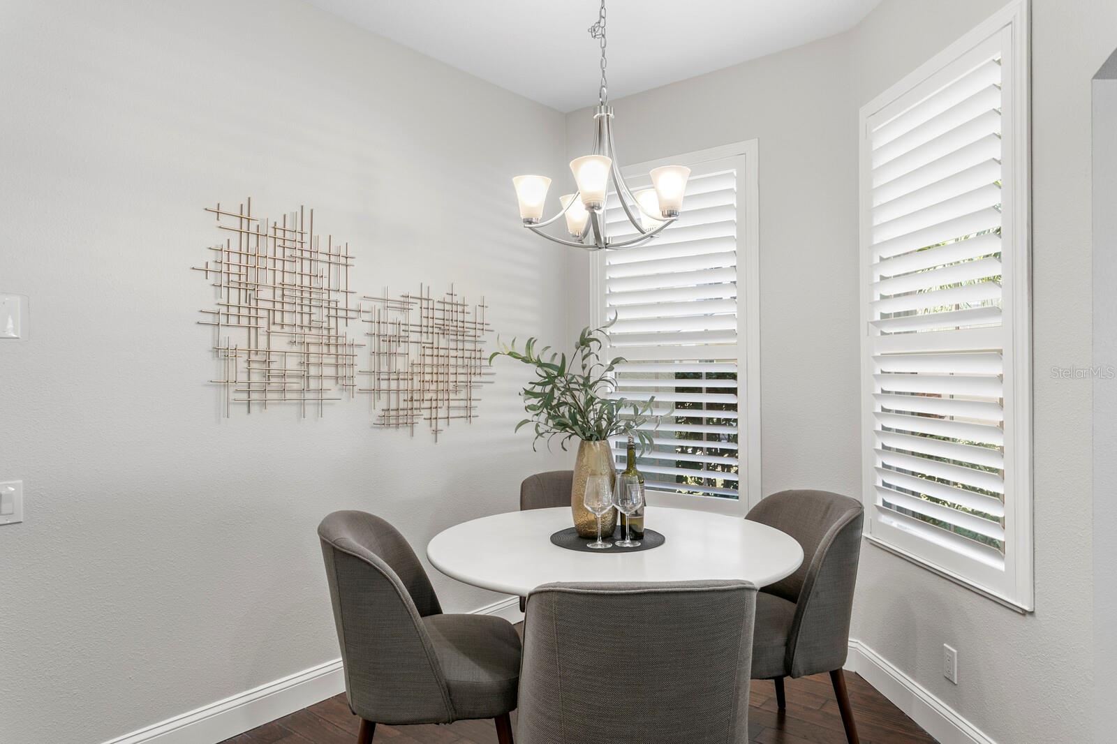 DINING AREA IN KITCHEN