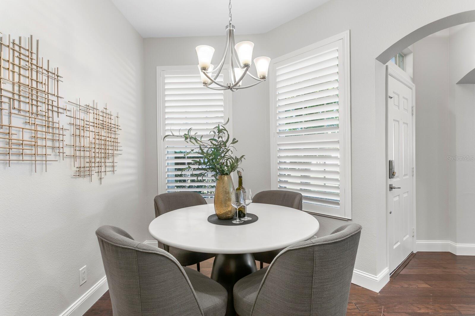 DINING AREA IN KITCHEN