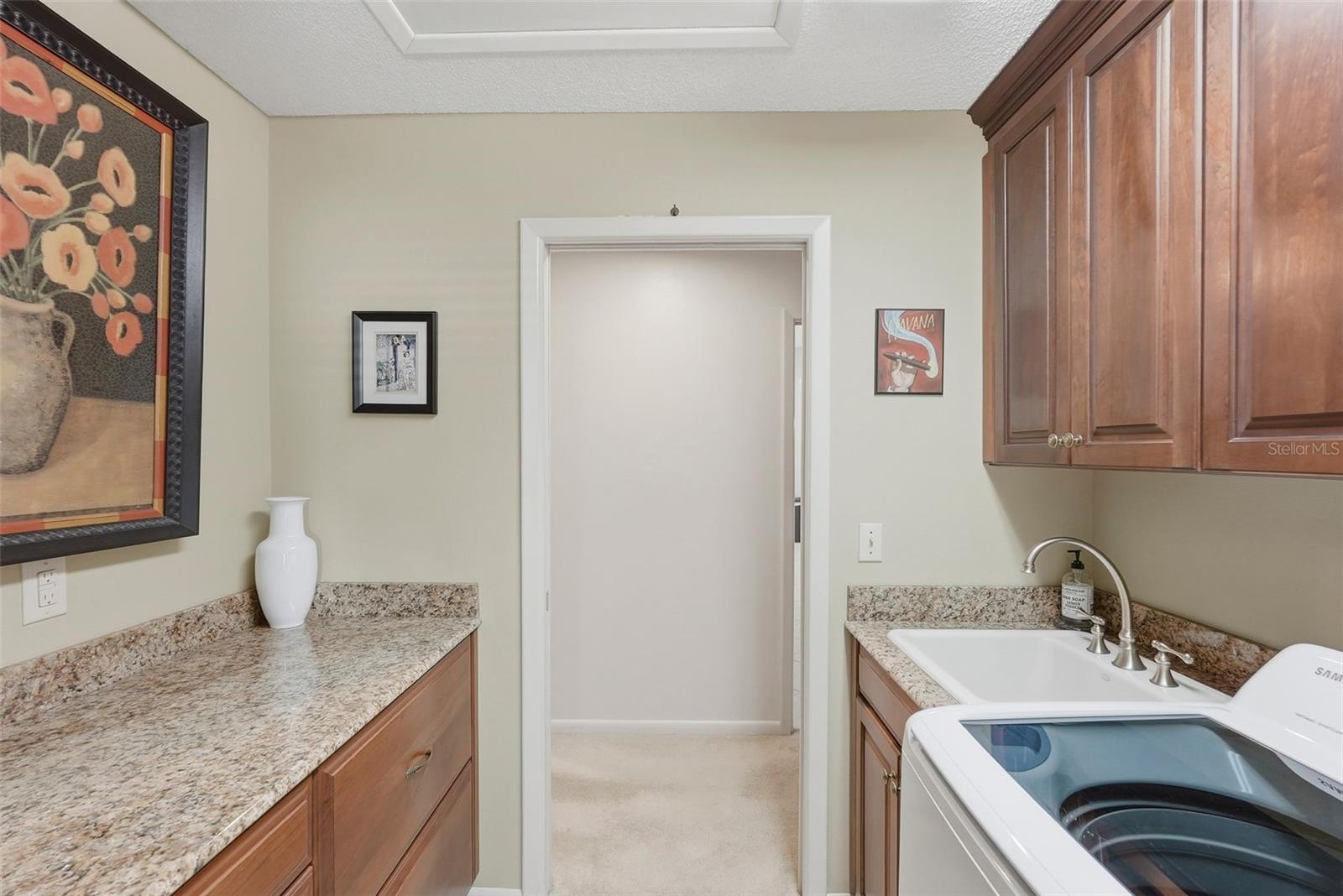 Another view of the laundry room.