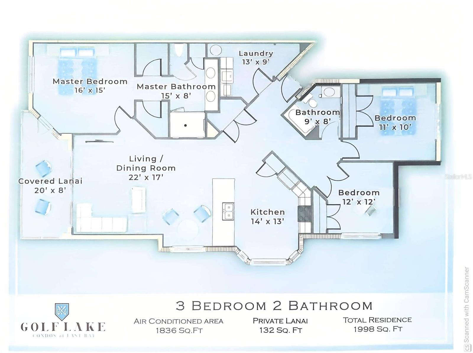 Floorplan-Mirror image-Doesn't include the extra Balcony
