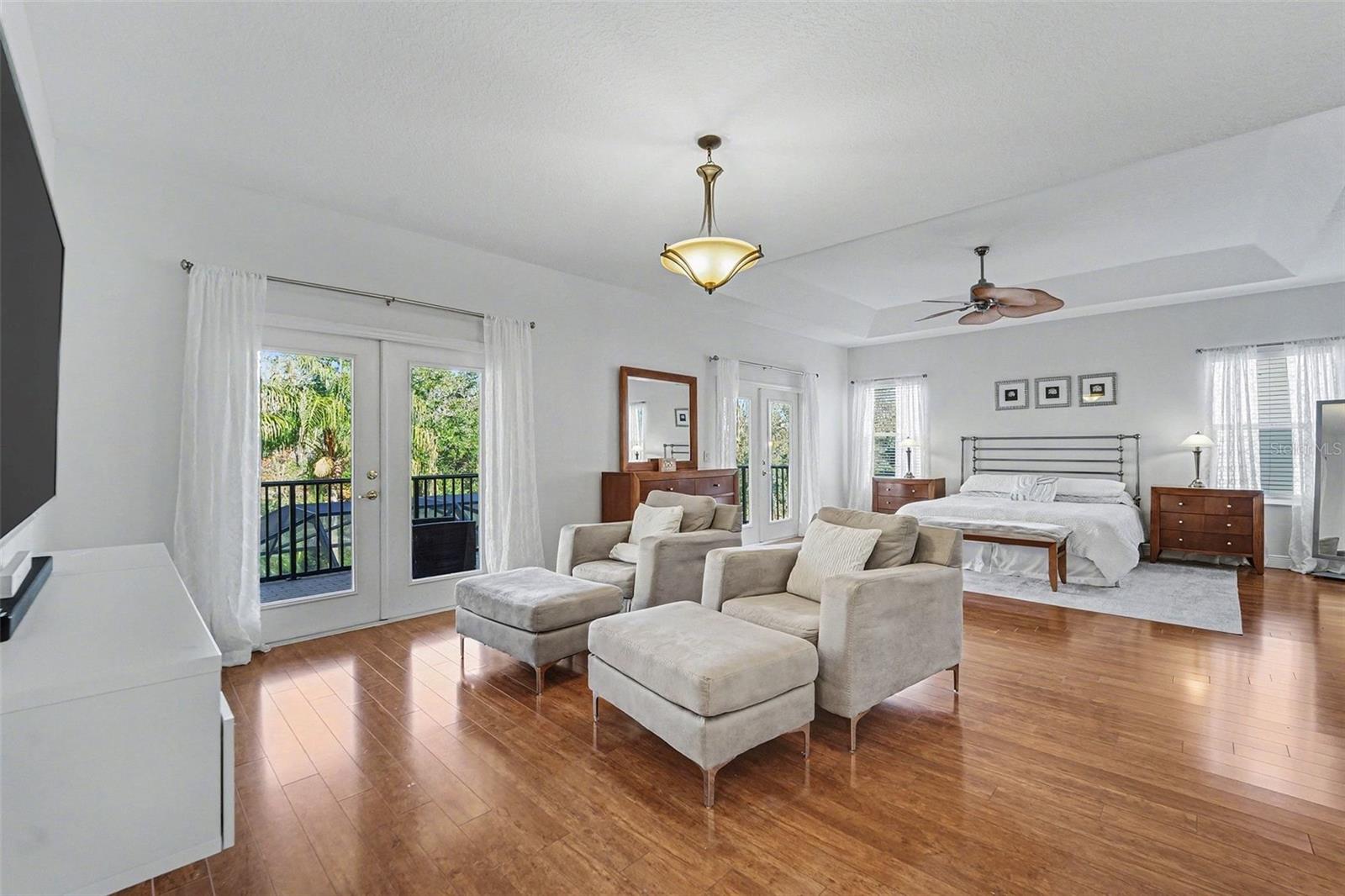 Primary Bedroom with view of Sitting Area
