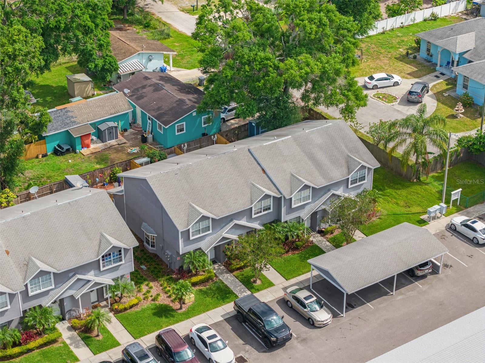 Reserved spot in front of unit