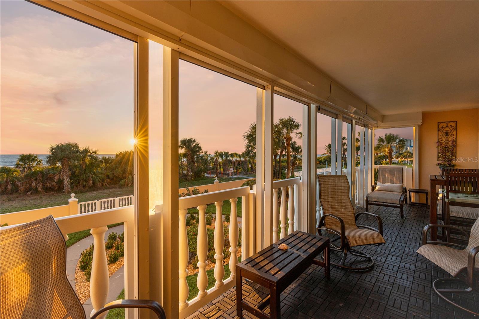 Sunset Photos from Balcony