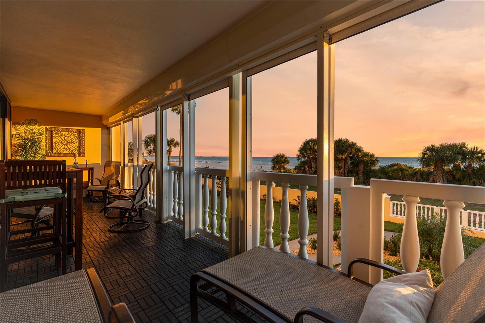 Sunset Photos from Balcony