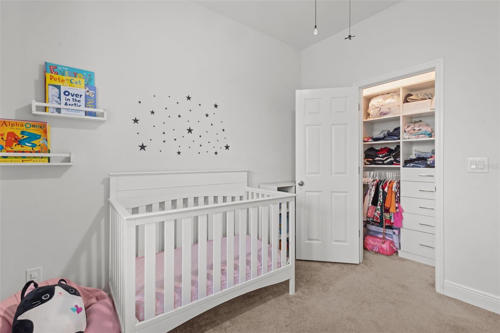 Third Bedroom with Custom Closet System