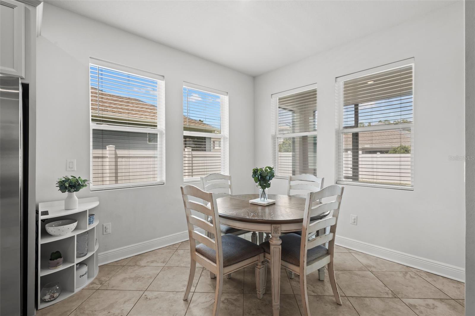 Dining Area Open to Kitchen & Living Space