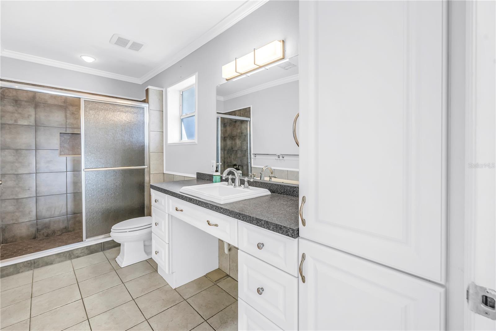 Primary Bath With Walk in closet