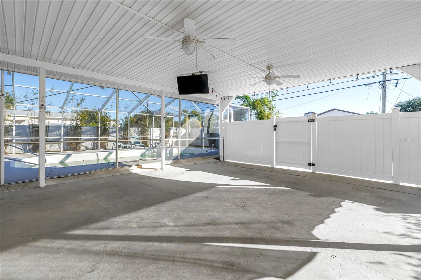 Covered Parking or additional entertaining space