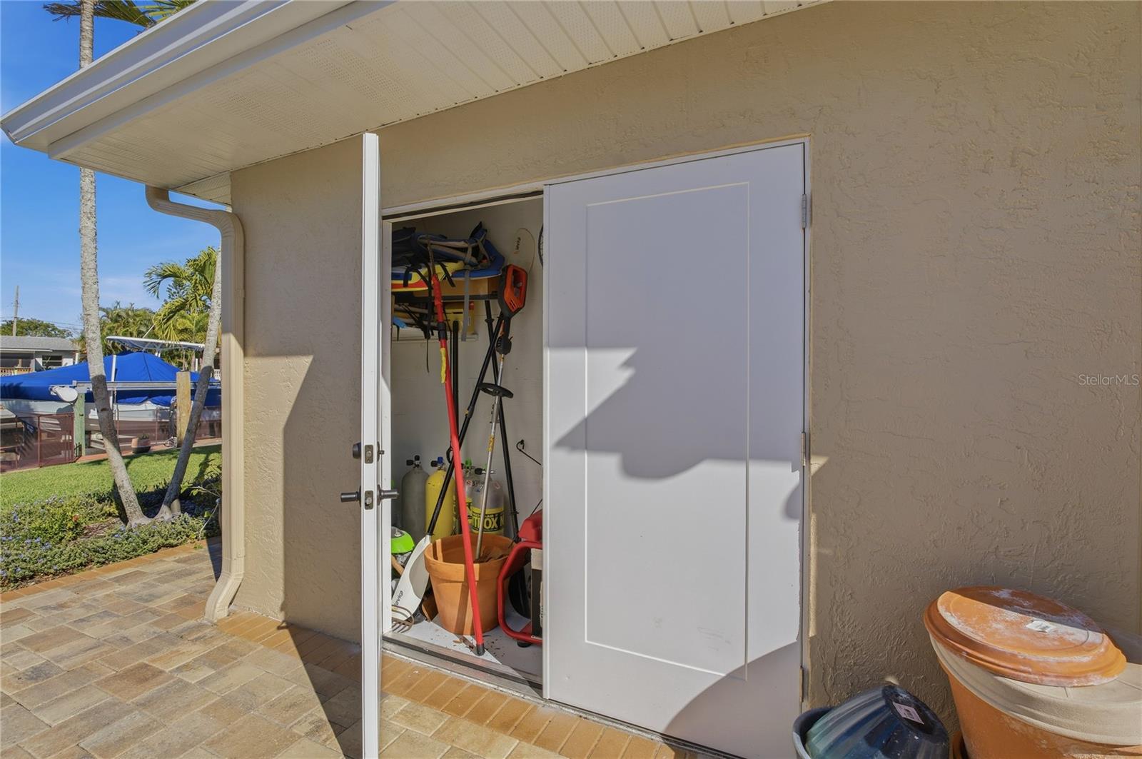 OUTDOOR STORAGE CLOSET!