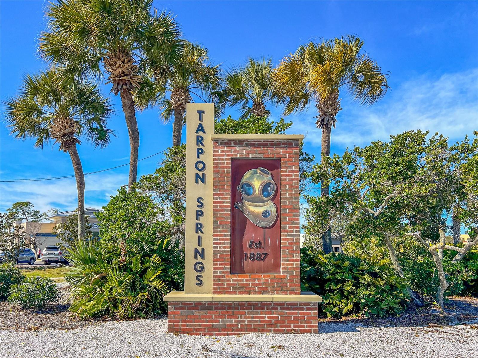 The City of Tarpon Spring was established in 1887