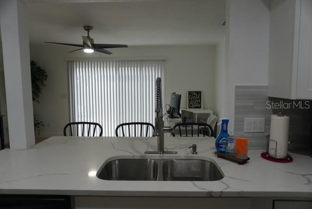 Quartz Counter Breakfast Bar