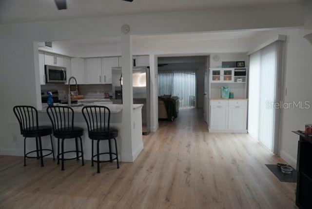 Open concept Living Room/Kitchen area