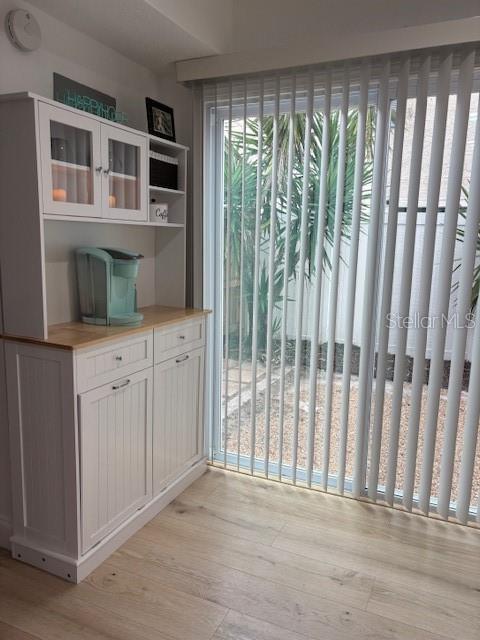 Coffee Hutch next to new sliders Stays